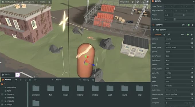 do virtual showroom, online simulator, 2d 3d game, phaser, playcanvas, webgpu
