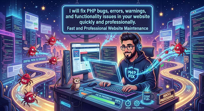 fix PHP bugs, errors, and issues in your website