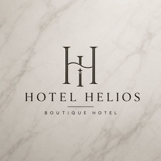 create a modern luxury logo and brand identity