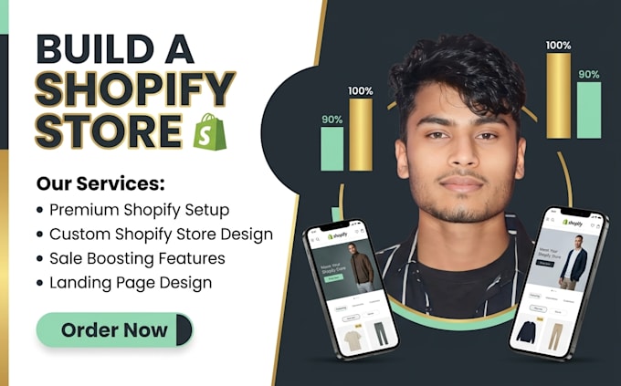 create shopify store and dropshipping store design