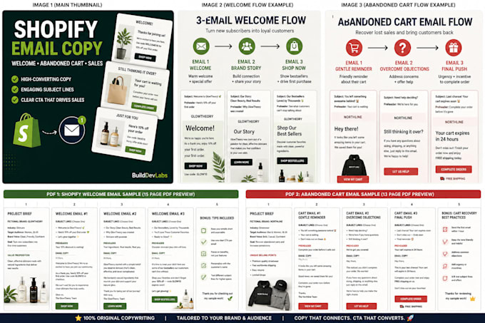 write high converting shopify email copy and flows