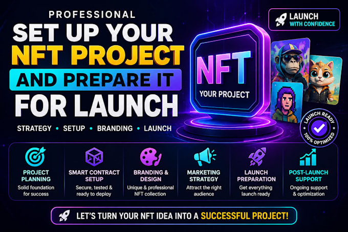 set up your nft project and prepare it for launch