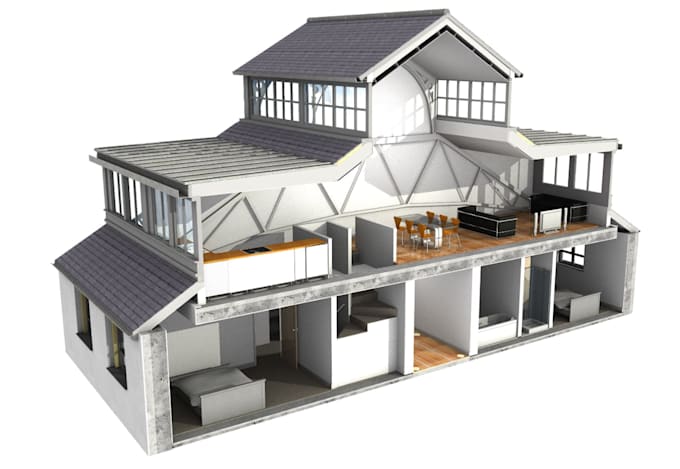 vectorworks floor plan 3d model arvhitecture bim 3d design revit vectorwork bim