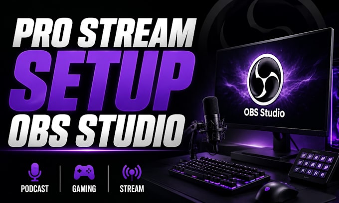 setup and optimize obs studio for streaming recording and podcasting