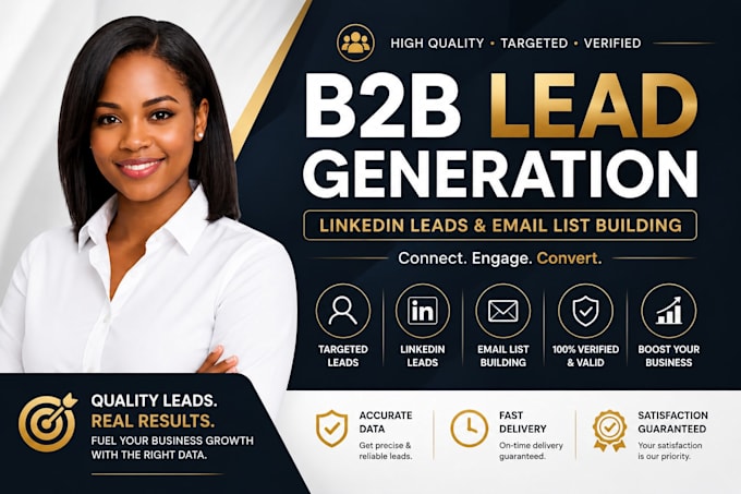 do b2b lead generation linkedin leads and email list building