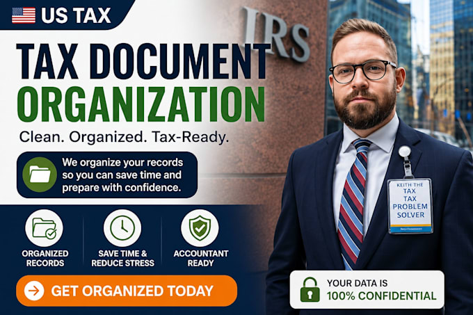 organize US tax documents for tax preparation