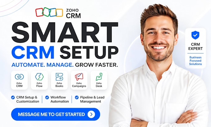 zoho CRM setup automation workflows pipelines lead management and integrations