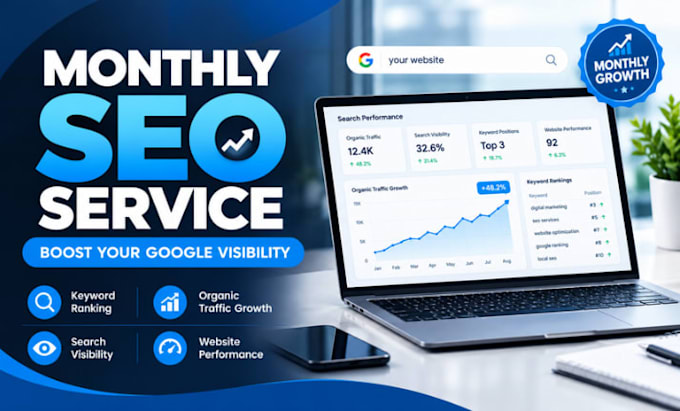 provide monthly SEO services for higher google rankings