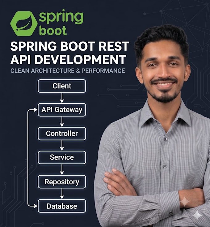 develop a production ready spring boot backend API