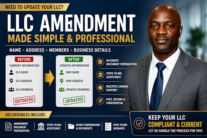 file your llc amendment for name address or member changes