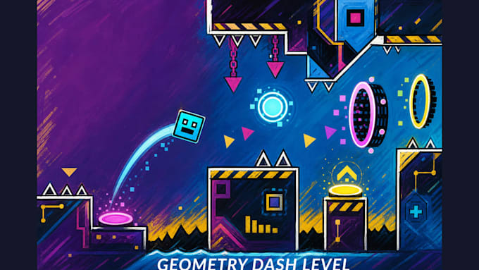 decorate god tier geometry dash level, geometry dash layout rate worthy level