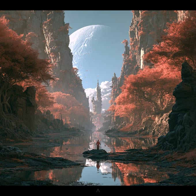 create stunning fantasy album cover artwork