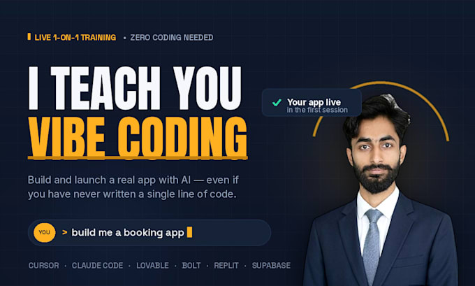 teach you vibe coding and build your app with ai step by step