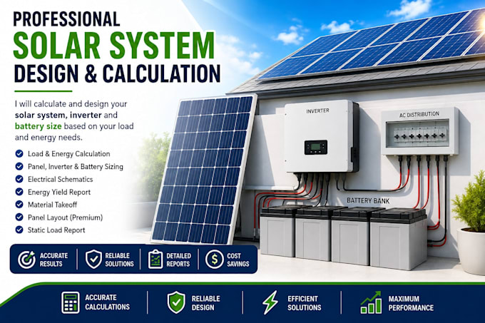 calculate your solar system, inverter and battery size