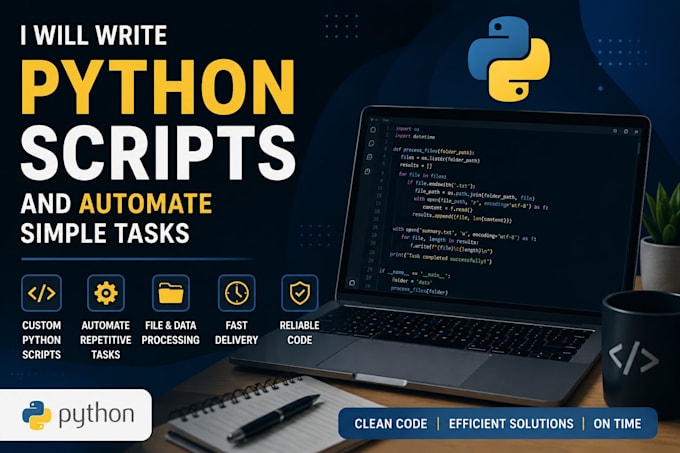 write python scripts and automate programming tasks
