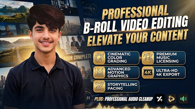 edit b roll videos with stock footage