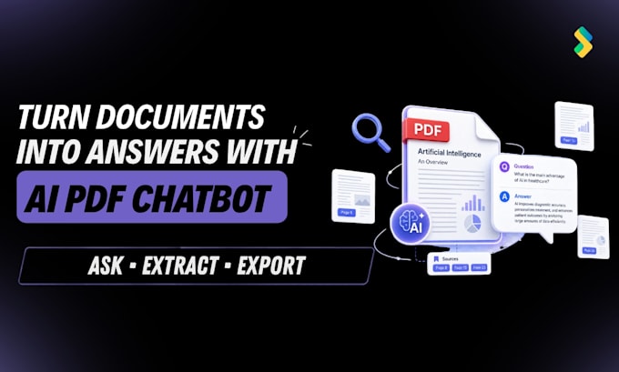 build an ai PDF chatbot for document q and a and data extraction