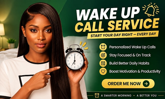 be your personal wake up call and virtual assistant
