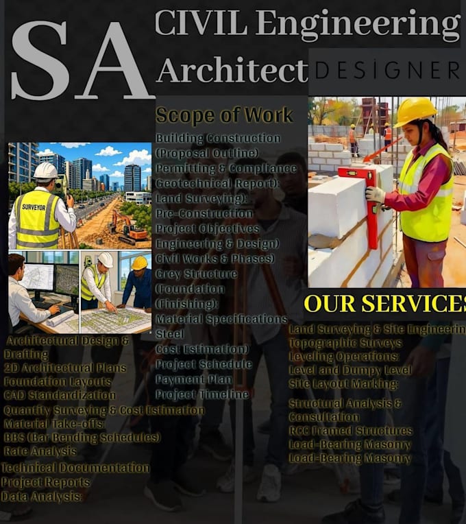 do 2d auto cad drafting, 3d floor plans, and interior design