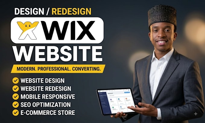 design professional wix website wix redesign wix web