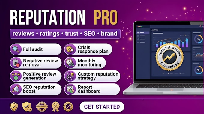 inccrease your online business reputation audit for startups plus report