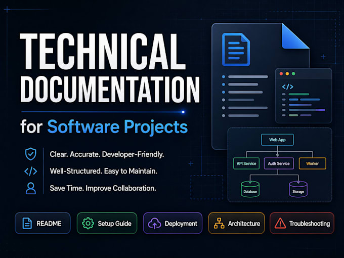 write technical documentation for your software project
