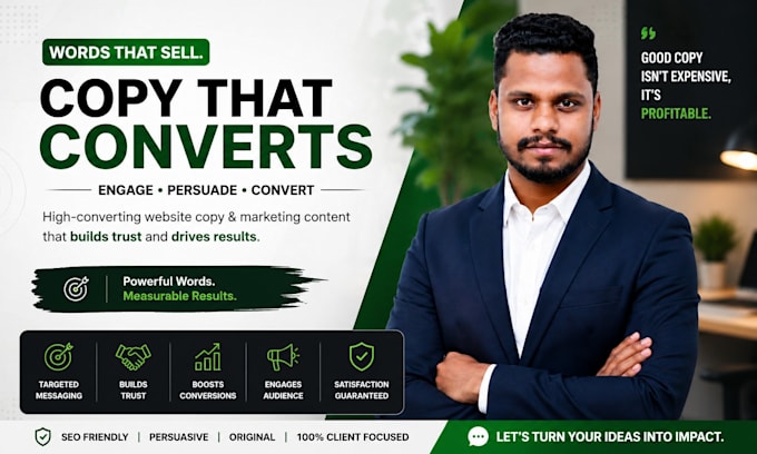 write high converting website copy for your business