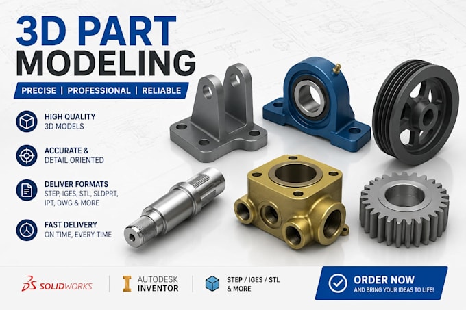 do 3d part modelling