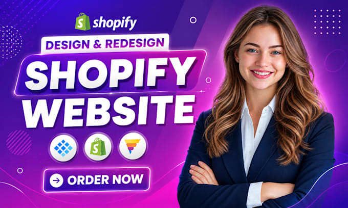 do shopify website design,  create shopify store, or shopify dropshipping storte