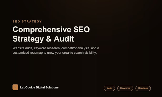 create a comprehensive SEO strategy for your website