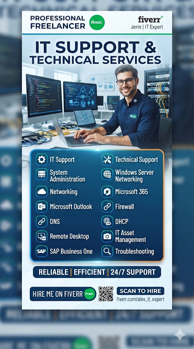 it support and troubleshoot windows PC or server issues
