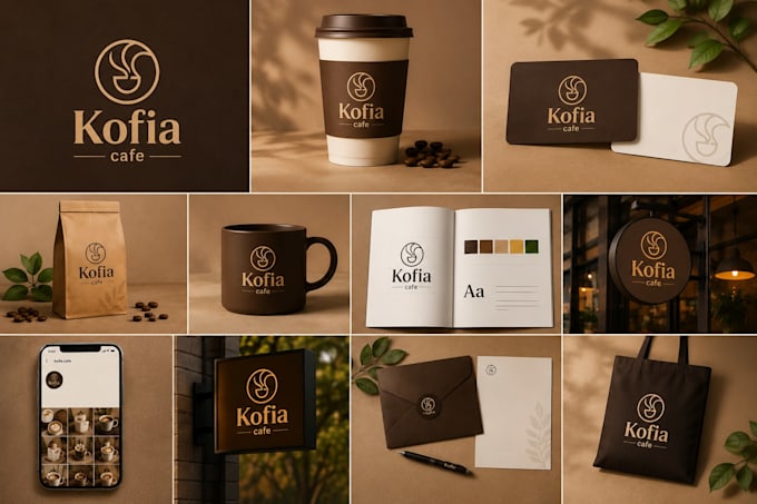 design a business logo, branding kit and brand identity