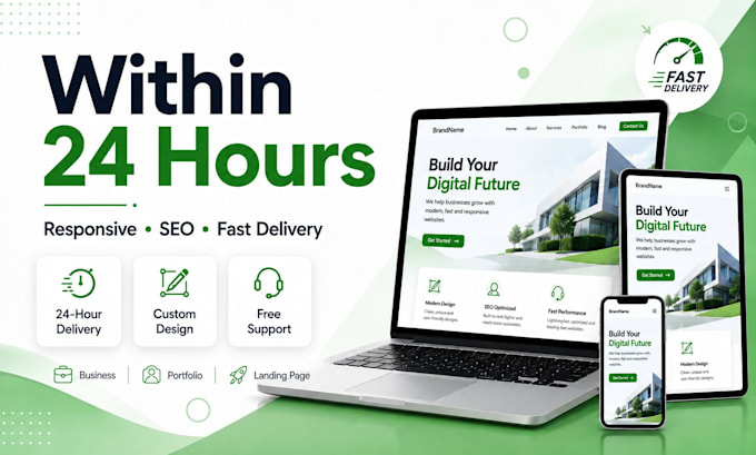 make your business website within a day urgent