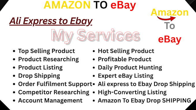 do amazon to ebay dropshipping top listings