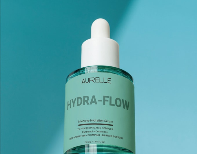design premium serum packaging and label design