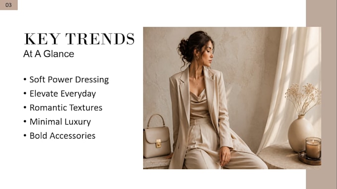 design a modern trend fashion report powerpoint presentation