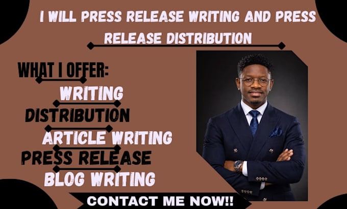 press release writing and press release distribution