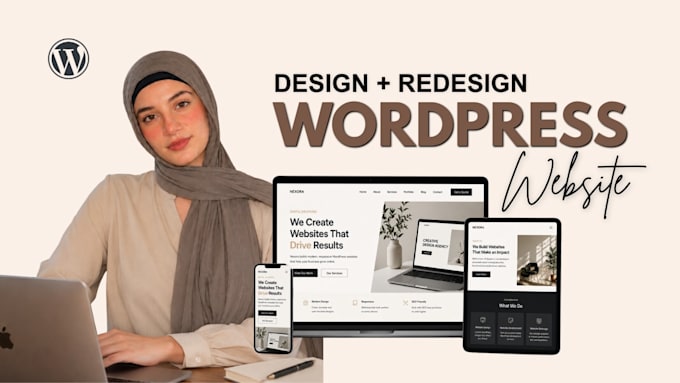 design, redesign and develop your wordpress website