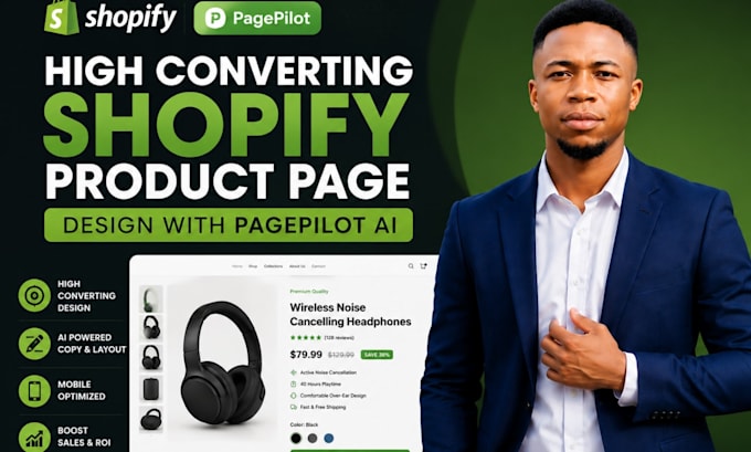 design high converting shopify product page using pagepilot