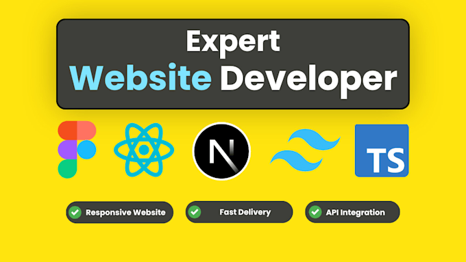do website development using reactjs, nextjs, nodejs