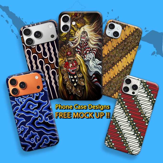 create luxury batik indonesia phone cases design