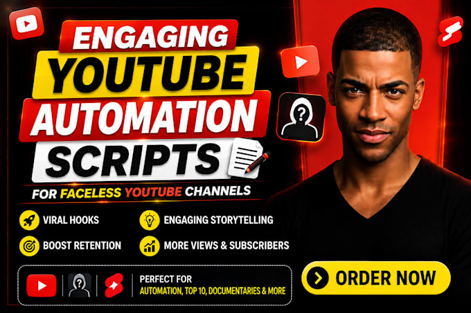 write engaging faceless youtube automation scripts