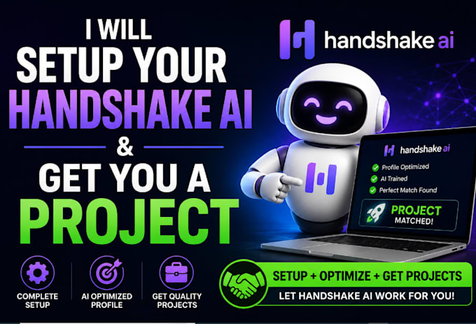 setup your handshake ai and get you a project