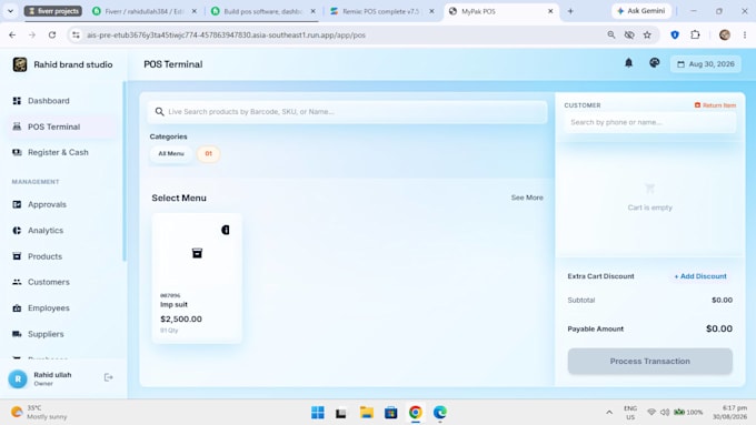 build pos software, dashboards, and expense automation apps