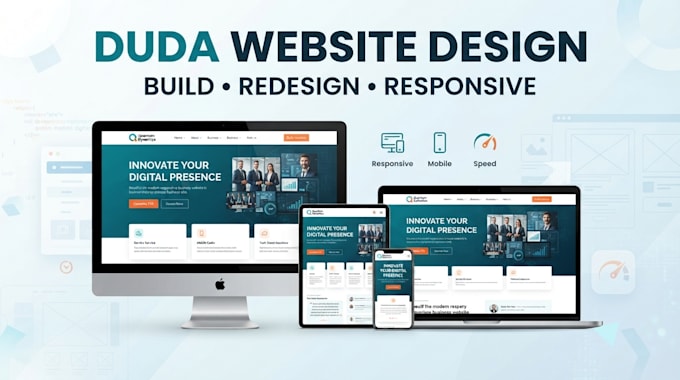 build a duda website, duda website design and redesign
