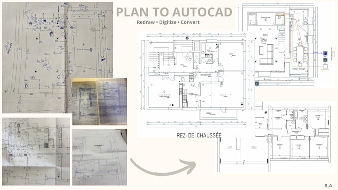redraw digitize and convert your plans into autocad files