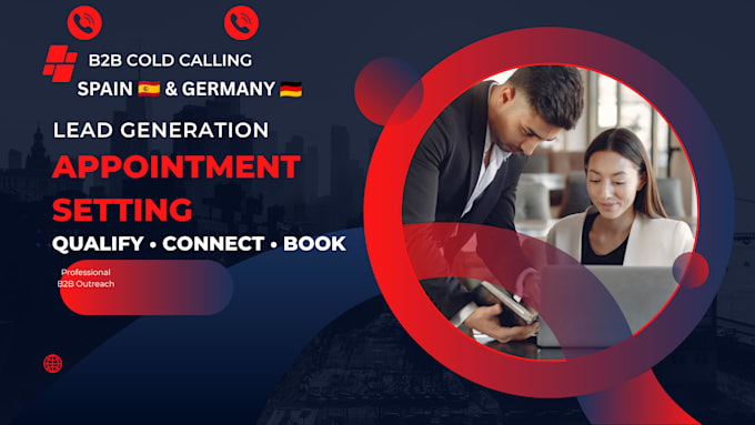 do b2b cold calling and book qualified appointments in spain and germany