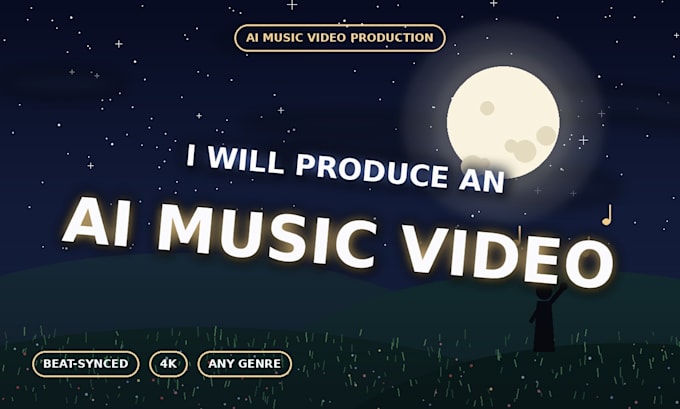 produce an ai music video
