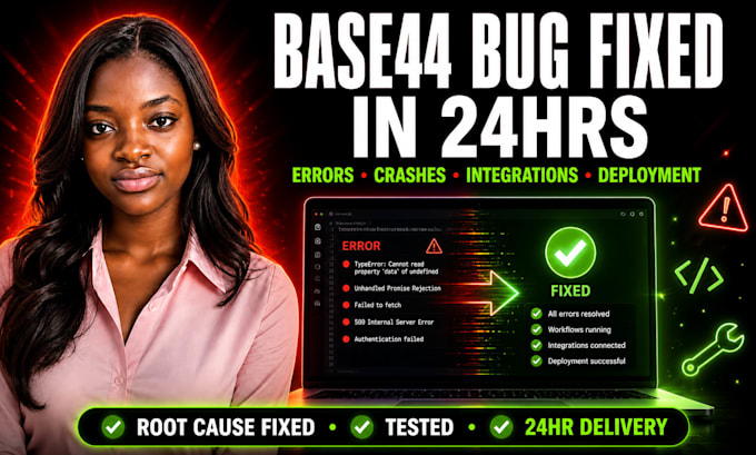 fix base44 bug base44 error base44 app fix base44 expert in 24hrs