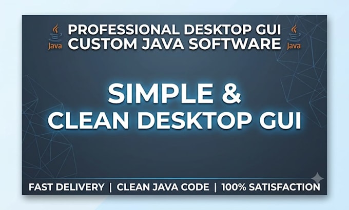 developed a java desktop application with professional gui
